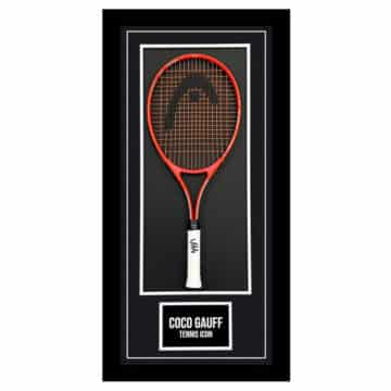 Coco Gauff Signed Framed Racket - Tennis Icon Autograph