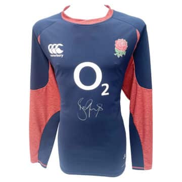 Signed Ben Youngs England Rugby Training Sweater