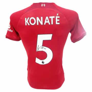 Ibrahima Konate Signed Liverpool Shirt - Premier League 2023