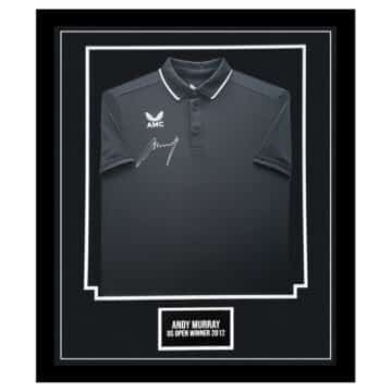 Signed Andy Murray Framed Shirt - US Open Winner 2012