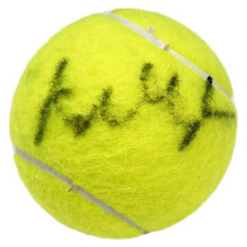 Signed Daniil Medvedev Tennis Ball - Wimbledon Icon