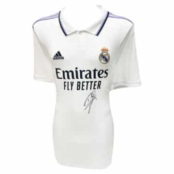 Signed David Alaba Shirt - Real Madrid Home 2023