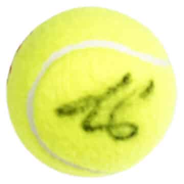 Signed David Goffin Tennis Ball - US Open Icon