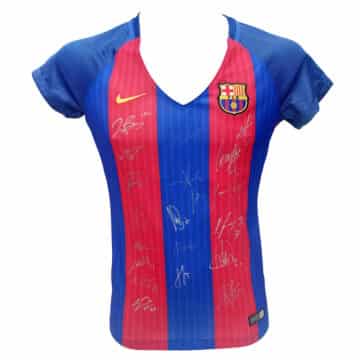 Signed FC Barcelona Femeni Shirt - Liga F Squad Autograph