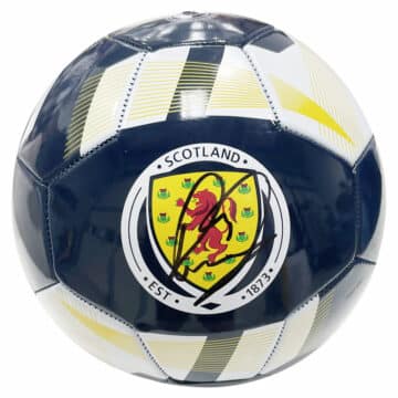 Signed Kieran Tierney Football - Scotland Icon Autograph