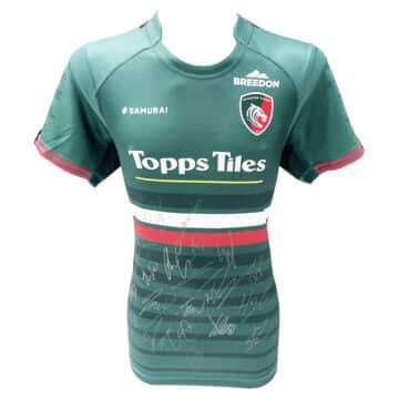 Signed Leicester Tigers Shirt - Premiership Squad 2023