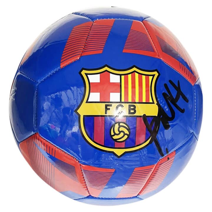 Signed Rafael Marquez FC Barcelona Ball - Champions League Winner 2009