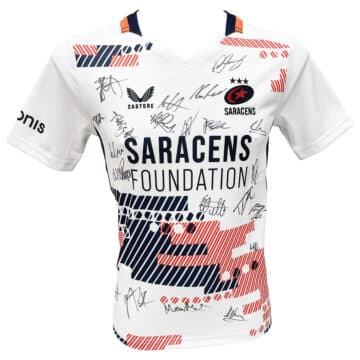 Signed Saracens Away Shirt - Premiership Squad 2023