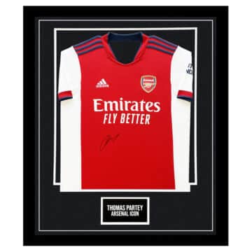 Signed Thomas Partey Framed Shirt - Arsenal FC Icon