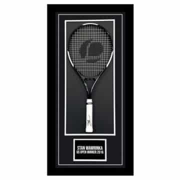 Stan Wawrinka Signed Framed Racket - US Open Winner 2016