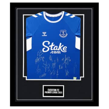 Everton FC Signed Framed Jersey - Premier League 2023