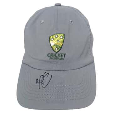 Mitchell Starc Signed Cap - Australia Cricket Icon