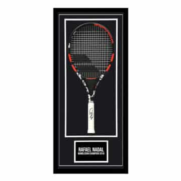 Rafael Nadal Signed Framed Racket - Wimbledon Champion 2010