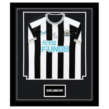 Sean Longstaff Signed Framed Shirt - Newcastle United Icon