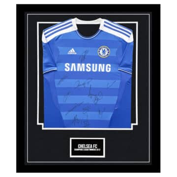 Signed Chelsea FC Framed Shirt - Champions League Winners 2012