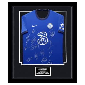 Signed Chelsea FC Framed Shirt - Champions League Winners 2021