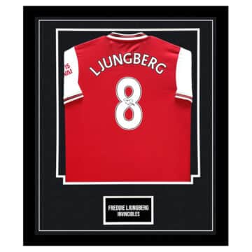 Signed Freddie Ljungberg Framed Shirt - Arsenal Invincibles