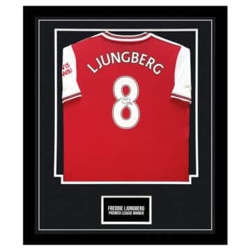 Signed Freddie Ljungberg Framed Shirt - Premier League Winner