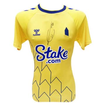 Signed Idrissa Gueye Everton Shirt - Premier League 2023