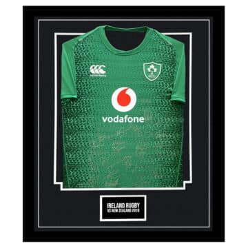 Signed Ireland Match Issue Framed Shirt - vs New Zealand 2018