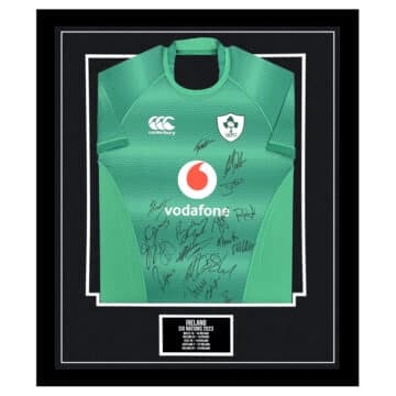 Signed Ireland Rugby Framed Jersey - Six Nations 2023