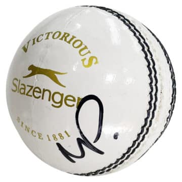 Signed Matthew Potts Cricket Ball - England Icon Autograph