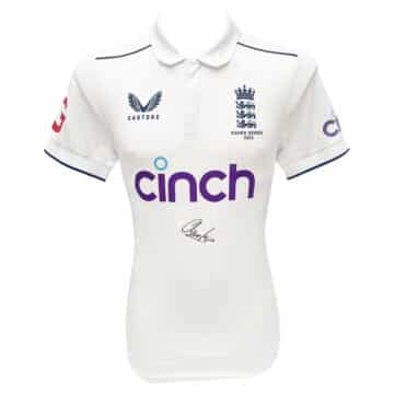 Signed Ollie Pope England Shirt - Ashes Series 2023