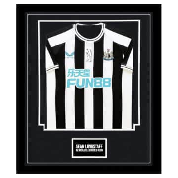 Signed Sean Longstaff Framed Shirt - Newcastle United Icon