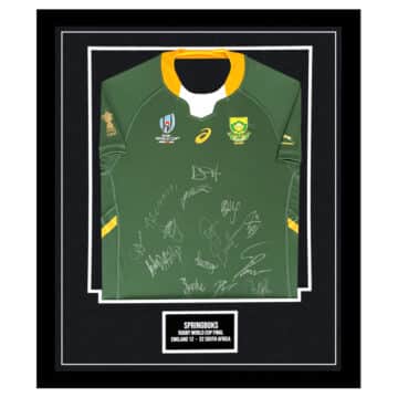 Springboks Signed Framed Shirt - RWC Final England vs South Africa 2019