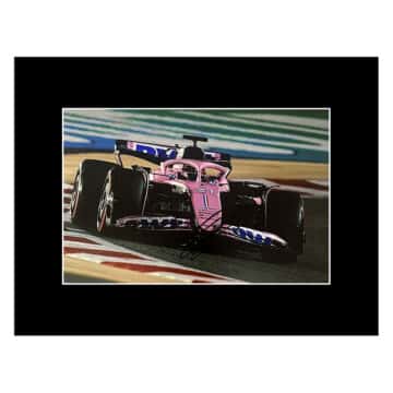 Esteban Ocon Signed Photo Display - 16x12 Formula One Icon 2023