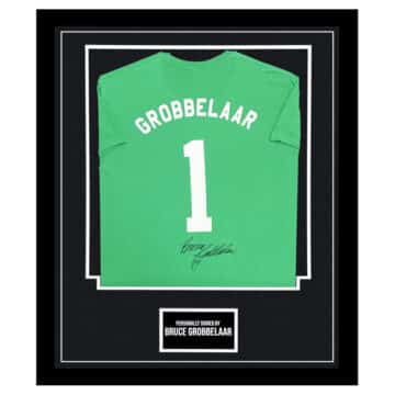 Framed Bruce Grobbelaar Signed Shirt - Liverpool FC Icon Autograph