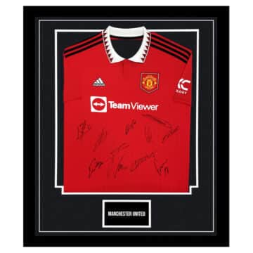 Manchester United Signed Framed Shirt - Premier League Squad 2023