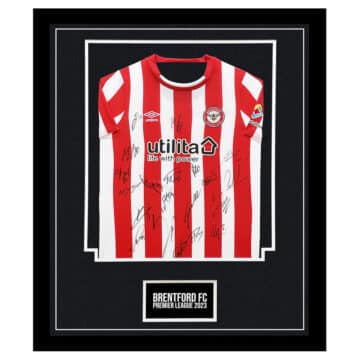 Signed Brentford FC Framed Shirt – Premier League 2023