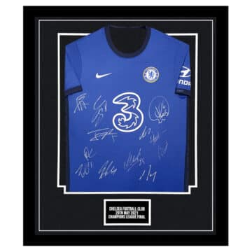 Signed Chelsea Football Club Framed Shirt - UCL Final 2021