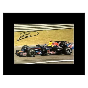 Signed David Coulthard Photo Display - 16x12 Formula 1 Icon