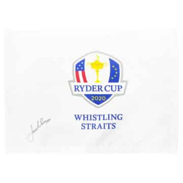 Signed Jordan Spieth Pin Flag - Whistling Straits Ryder Cup Winner 2020