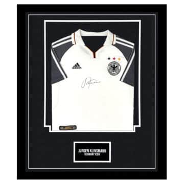 Signed Jurgen Klinsmann Framed Shirt - Germany Icon