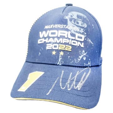 Signed Max Verstappen Hat - Formula 1 World Champion 2022