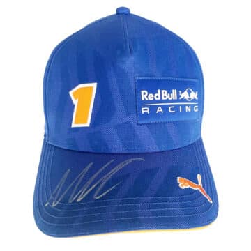 Signed Max Verstappen Red Bull Racing Cap - F1 World Champion 2022