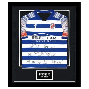 Signed Reading FC 'The Royals' Framed Shirt - Championship Squad Autograph