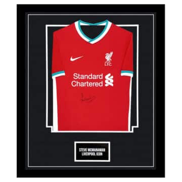 Signed Steve McManaman Framed Shirt – Liverpool FC Icon