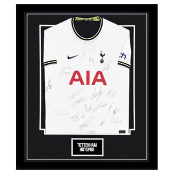 Signed Tottenham Hotspur Framed Shirt - Premier League 2023