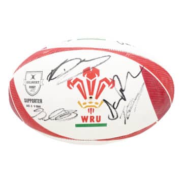 Wales Signed Rugby Ball - 6 Nations Grand Slam 2019