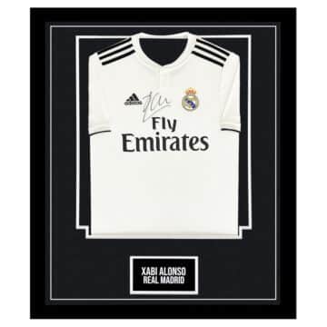 Xabi Alonso Signed Framed Shirt – Real Madrid Icon