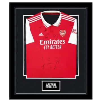 Arsenal Football Club Signed Framed Shirt - Premier League 2023