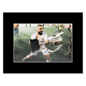 Dani Carvajal Signed Photo Display - 16x12 Copa del Rey Winner 2023