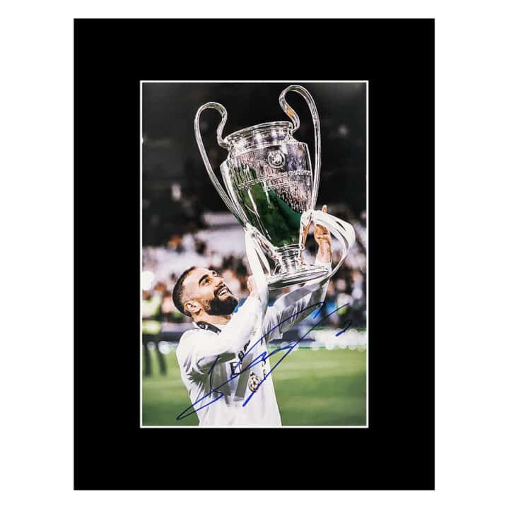 Dani Carvajal Signed Photo Display - 16x12 UCL Winner 2022