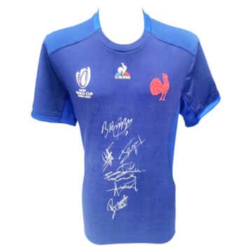 France Rugby Signed Shirt - RWC 2023 Autograph