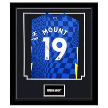 Mason Mount Signed Framed Shirt - Chelsea FC Autograph