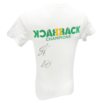 Signed Alexandro Bernabei & Sead Haksabanovic Shirt - SPL Winners 2023